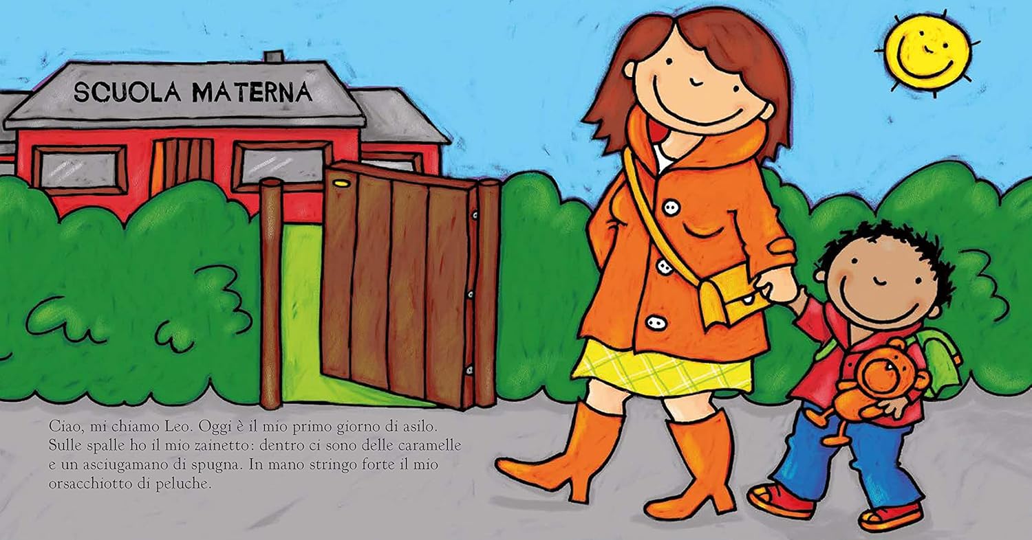 Clavis Il mio primo giorno d’asilo libro bimbi 2 anni