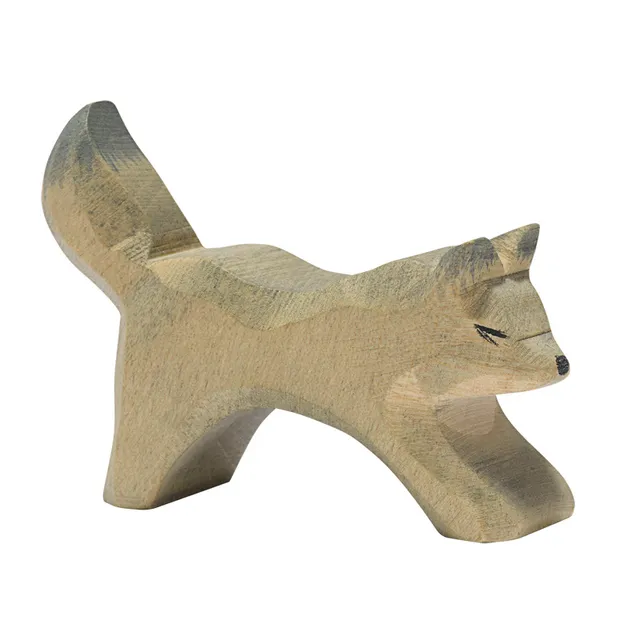 Ostheimer Lupo Piccolo Figura Legno Fatto a Mano