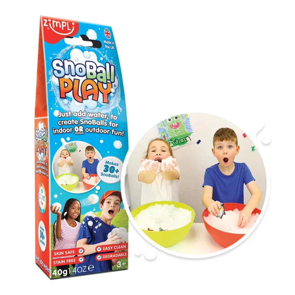 Zimpli Kids SnoBall Battle Pack neve sensoriale modellabile