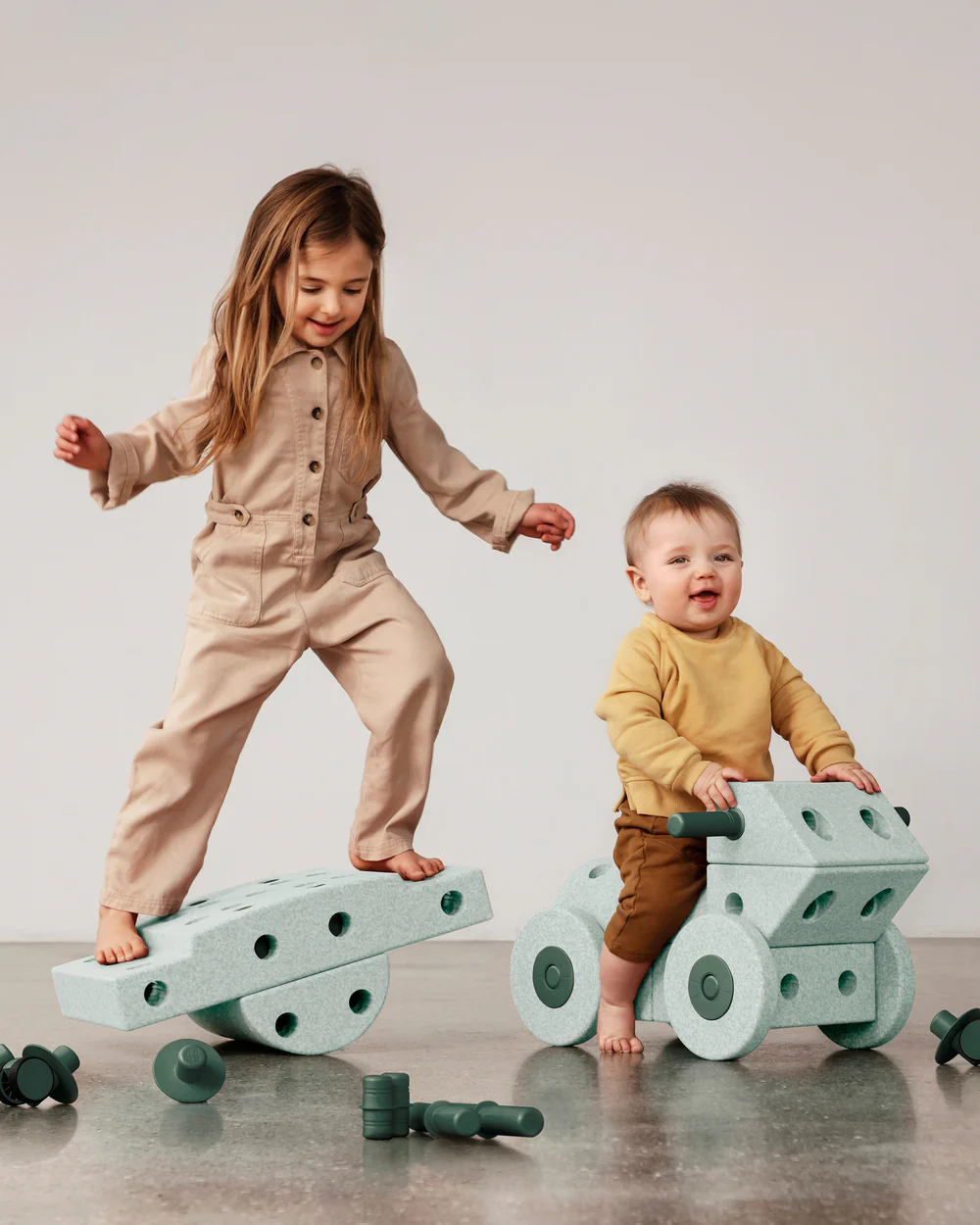 MODU Dreamer Set Mint-Forest costruzioni 34 pezzi cavalcabile