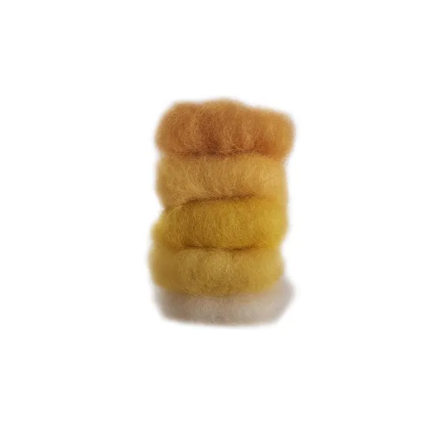 Lana delle fiabe 5 colori lana vergine 50 gr giallo
