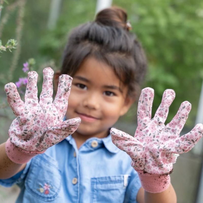 Little Dutch Garden guanti giardinaggio bimbi rose taglia unica