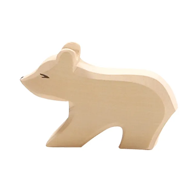 Ostheimer Orso polare piccolo figura legno 5 cm