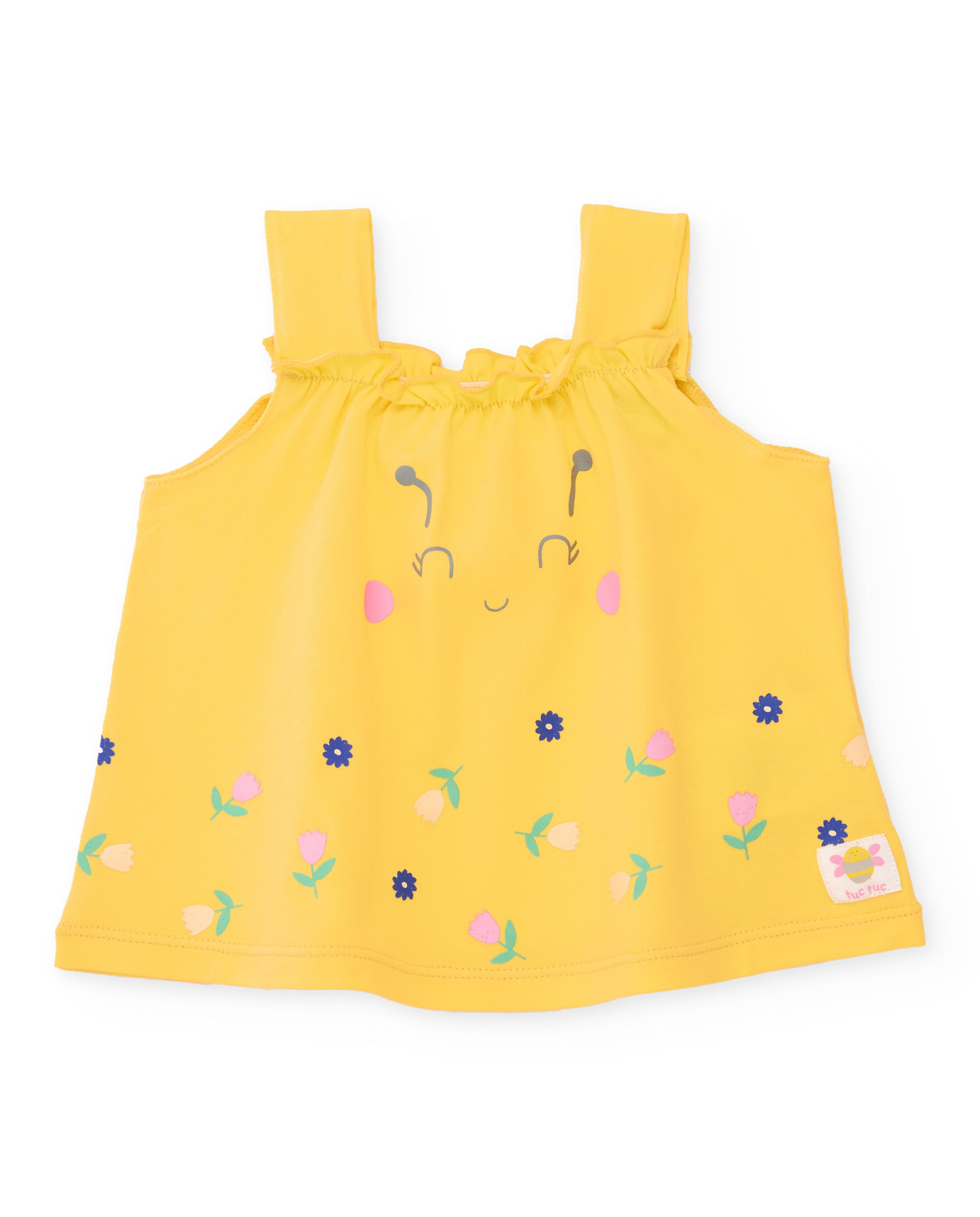 Tuc Tuc Costume Neonata 2 Pezzi Giallo Ape