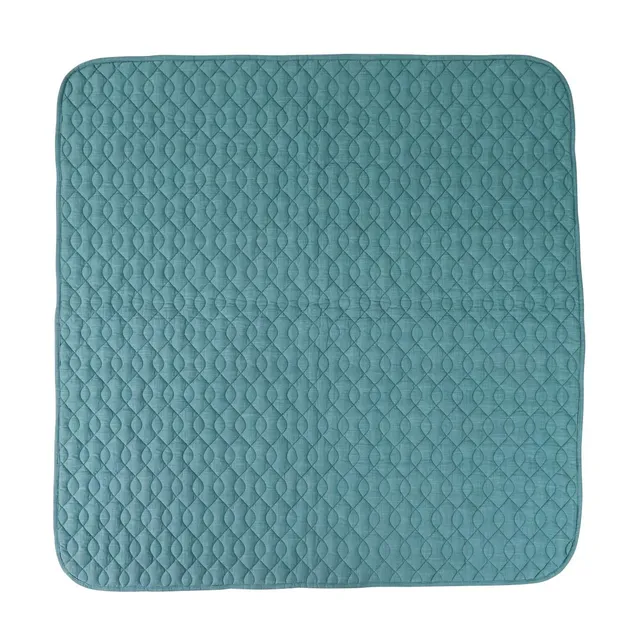 Sebra coperta trapuntata blu 70x70 cm cotone