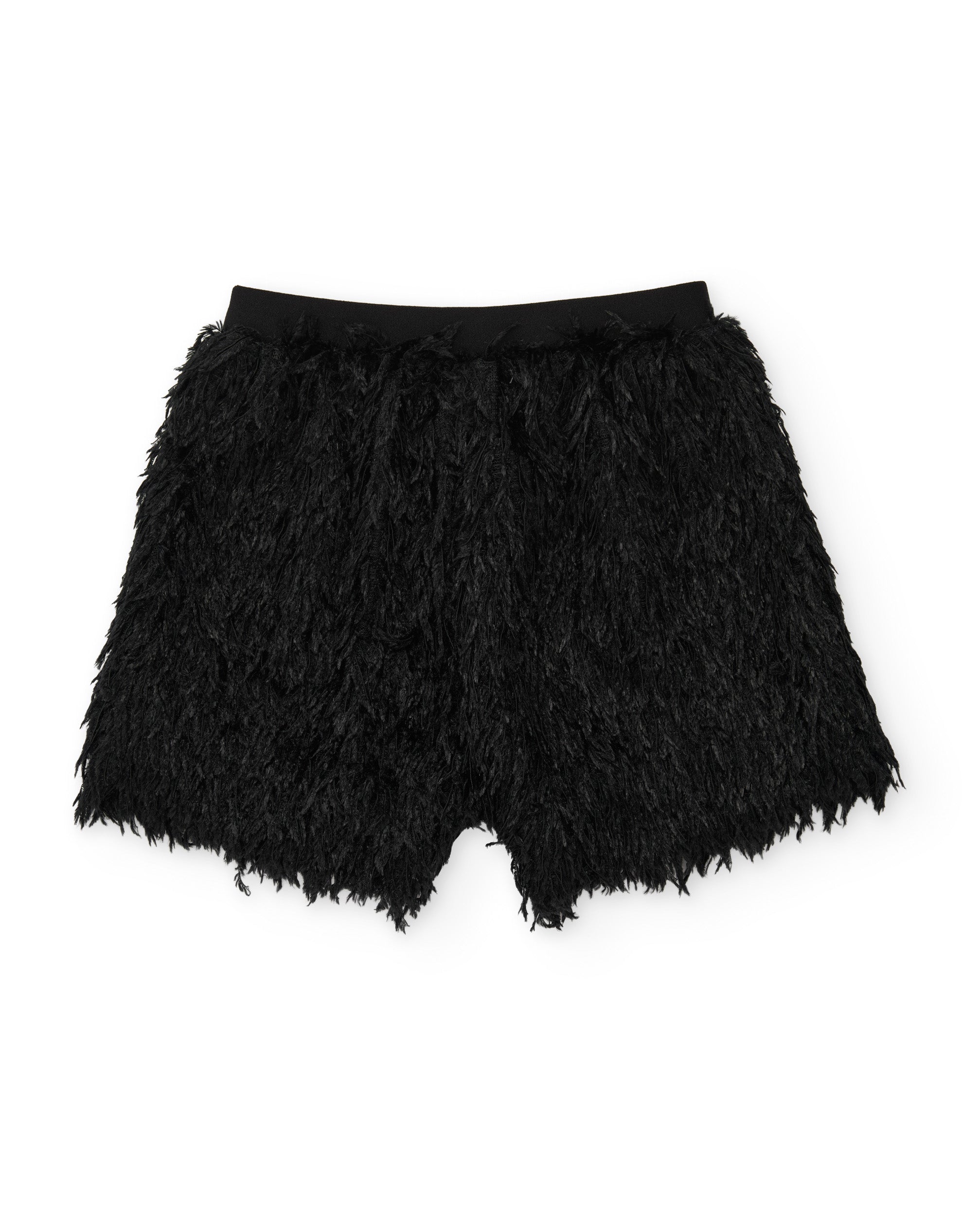 Tuc Tuc Sparkling Shorts Bambina Nero Effetto Piume