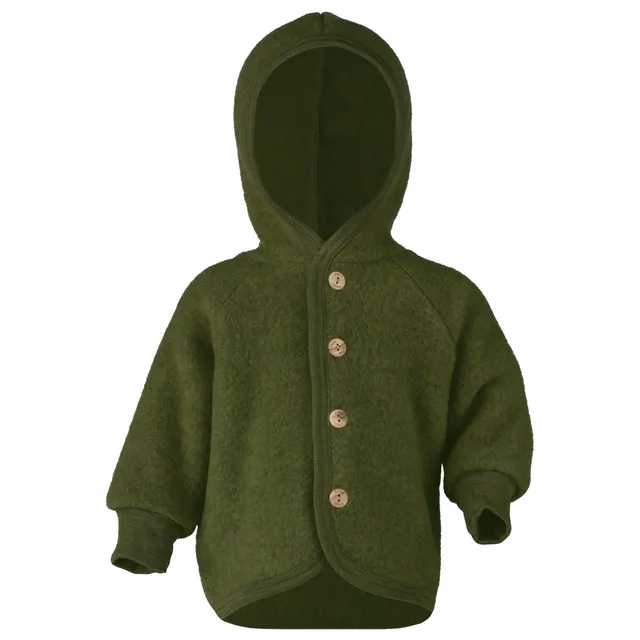 Engel Nature Schilf giacca pile lana 100% lana merino