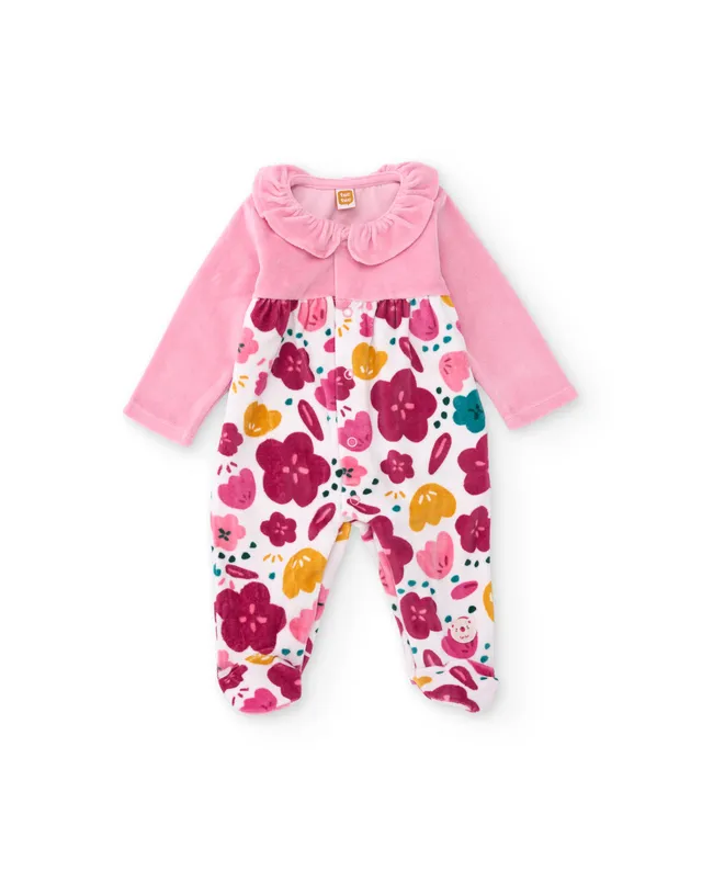 Tuc Tuc pagliaccetto neonata cotone rosa fiori