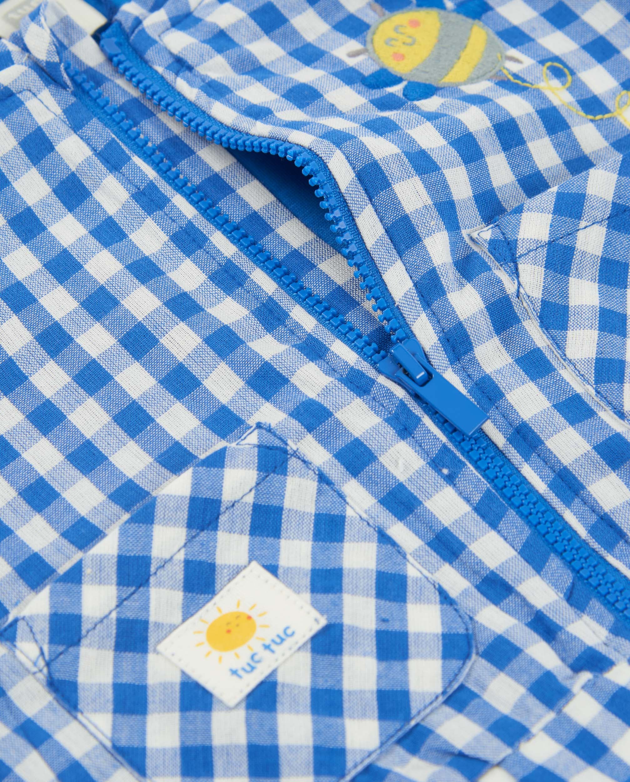 Tuc Tuc completo 3 pezzi neonato blu maglia giacca