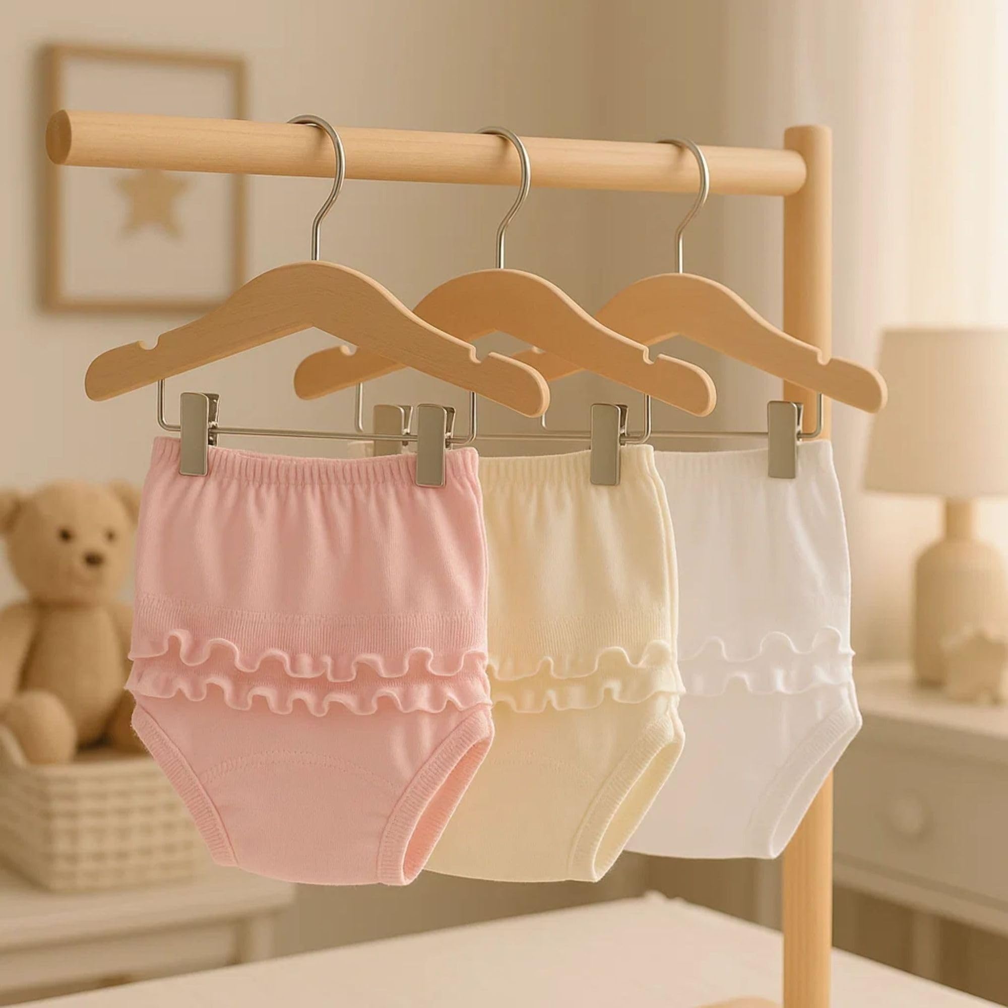 Babidu Maglia Copripannolino Cotone Rosa 24 Mesi Volant