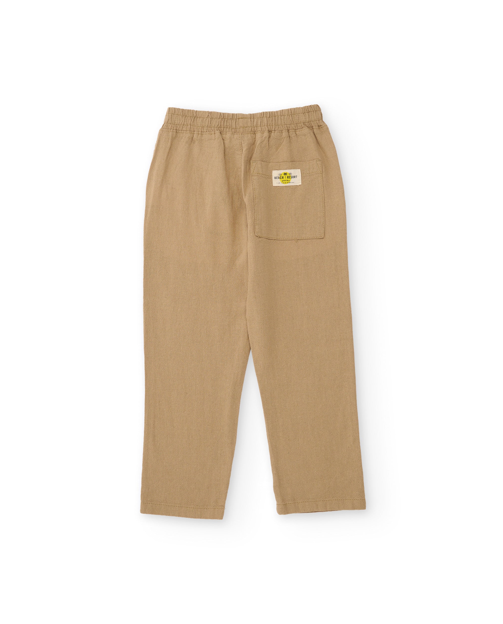 Tuc tuc pantalone bambino beige vita elasticizzata