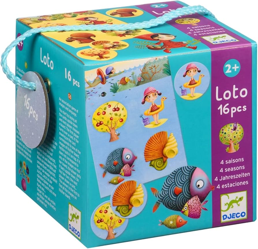 Djeco Loto 4 Stagioni gioco da tavolo dai 2 anni