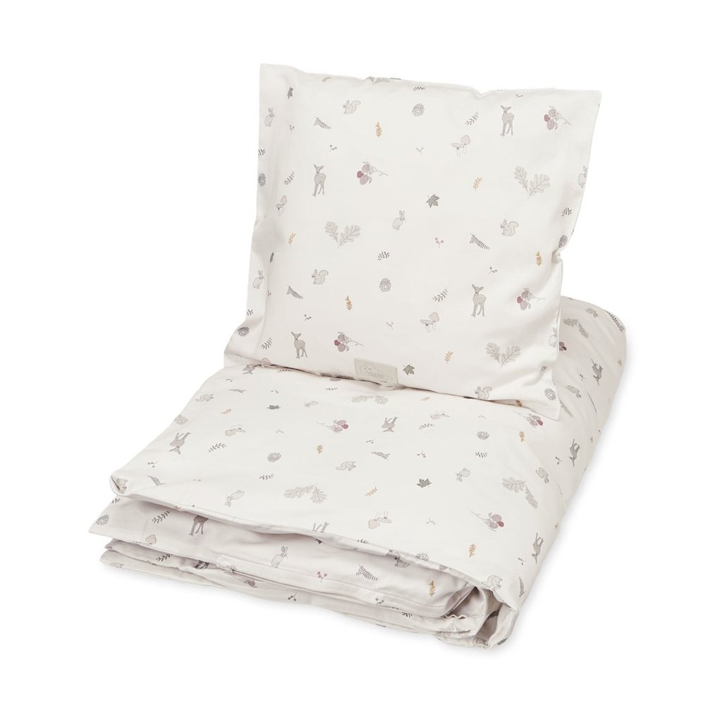 CamCam Copenhagen Fawn set copripiumino Junior 100x140 bosco