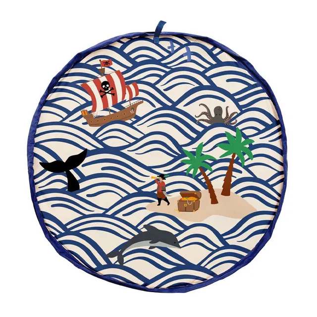 Play&Go Pirate sacco portagiochi tappeto impermeabile 140
