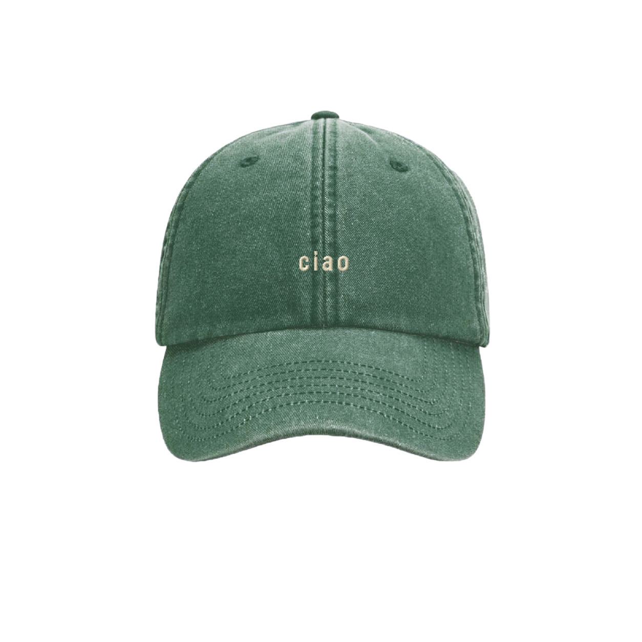 Ella and Rapha Ciao Cap cappellino verde unisex