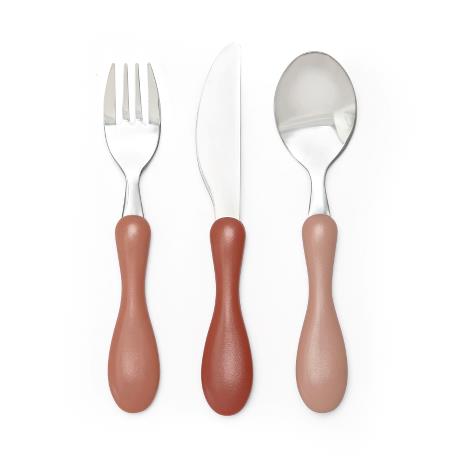 Sebra Forest Rose set posate bambini acciaio 3 pezzi