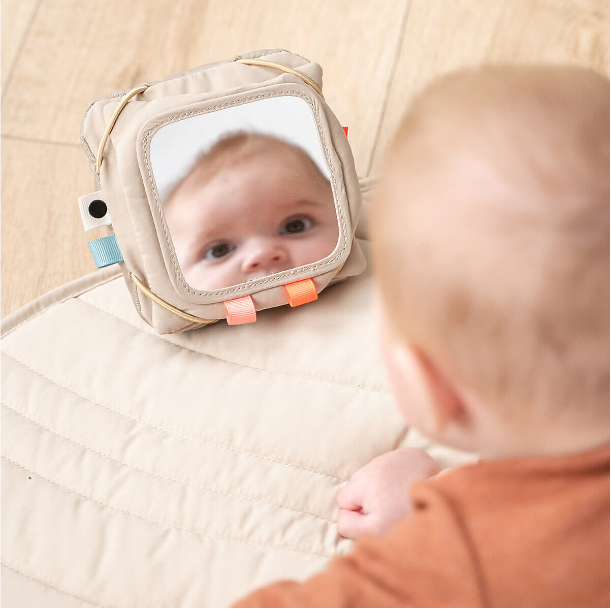 Done by Deer Tummy Time cuscino porta carte neonato