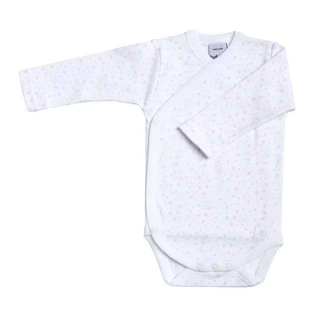 Babidu Body Stelle Maniche Lunghe Cotone Neonato Blu Cielo