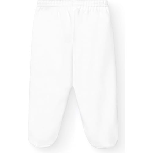 Babidu Polaina Afelpada leggings neonato bianco 0 mesi felpati