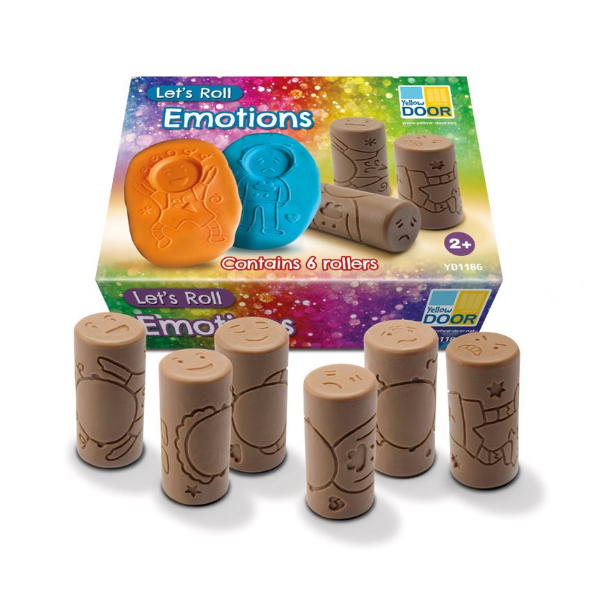Yellow Door Emotions set stampi rullo pasta 6 pezzi