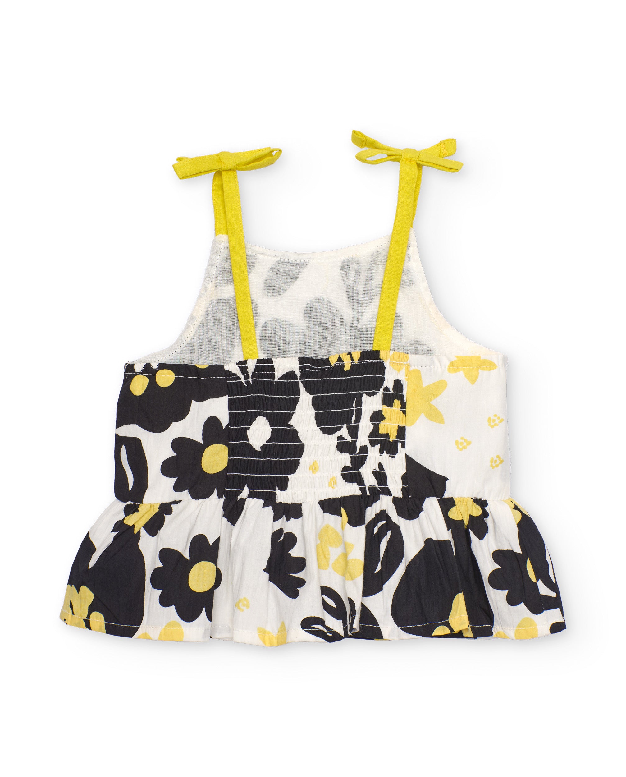 Tuc Tuc top bambina balza bianco stampa floreale