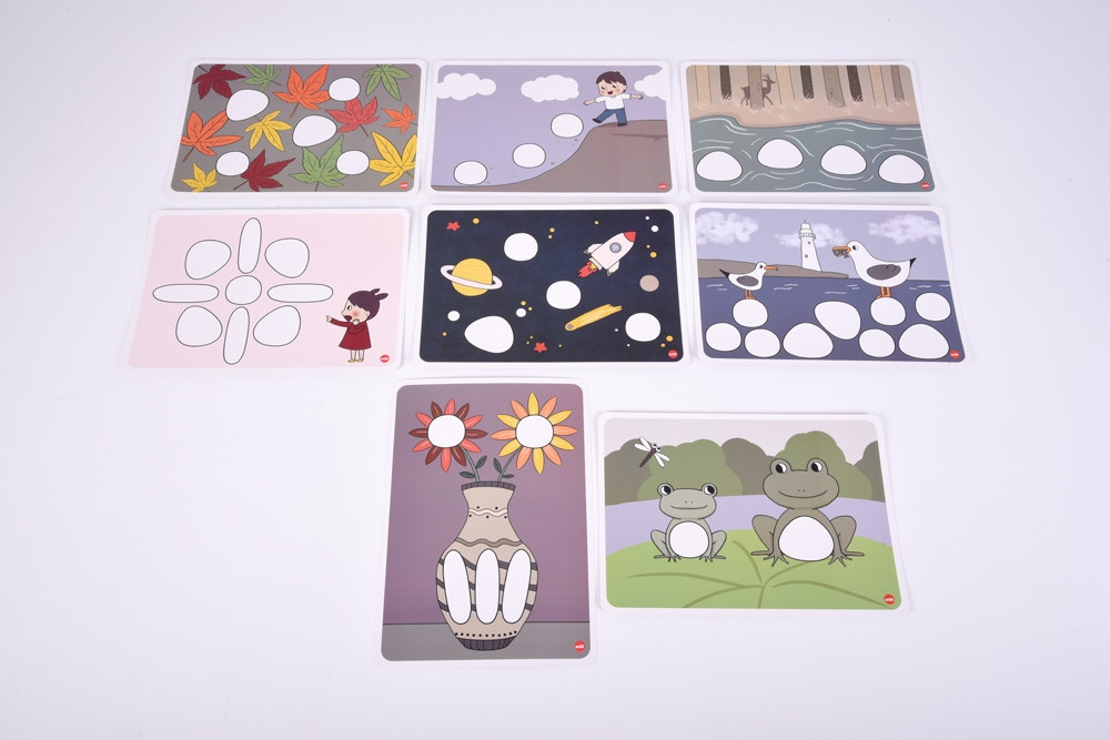 TickiT Junior Rainbow Pebbles ciottoli eco set 36 pezzi