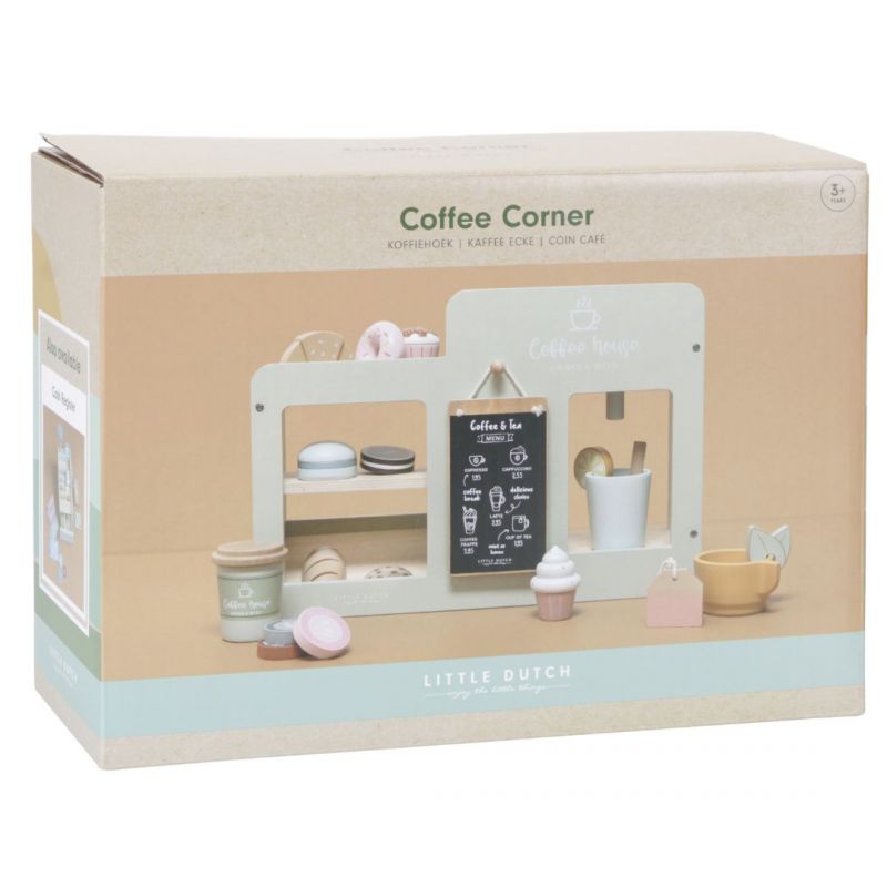 Little Dutch Coffee Corner set caffè legno 22 pezzi
