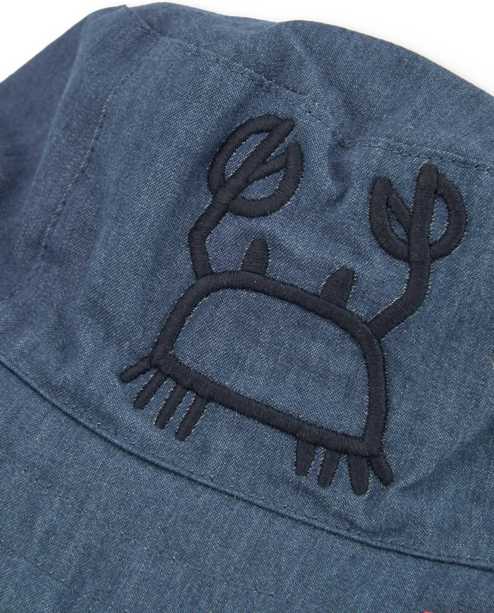 Tuc tuc cappello bambino jeans ricamo granchio