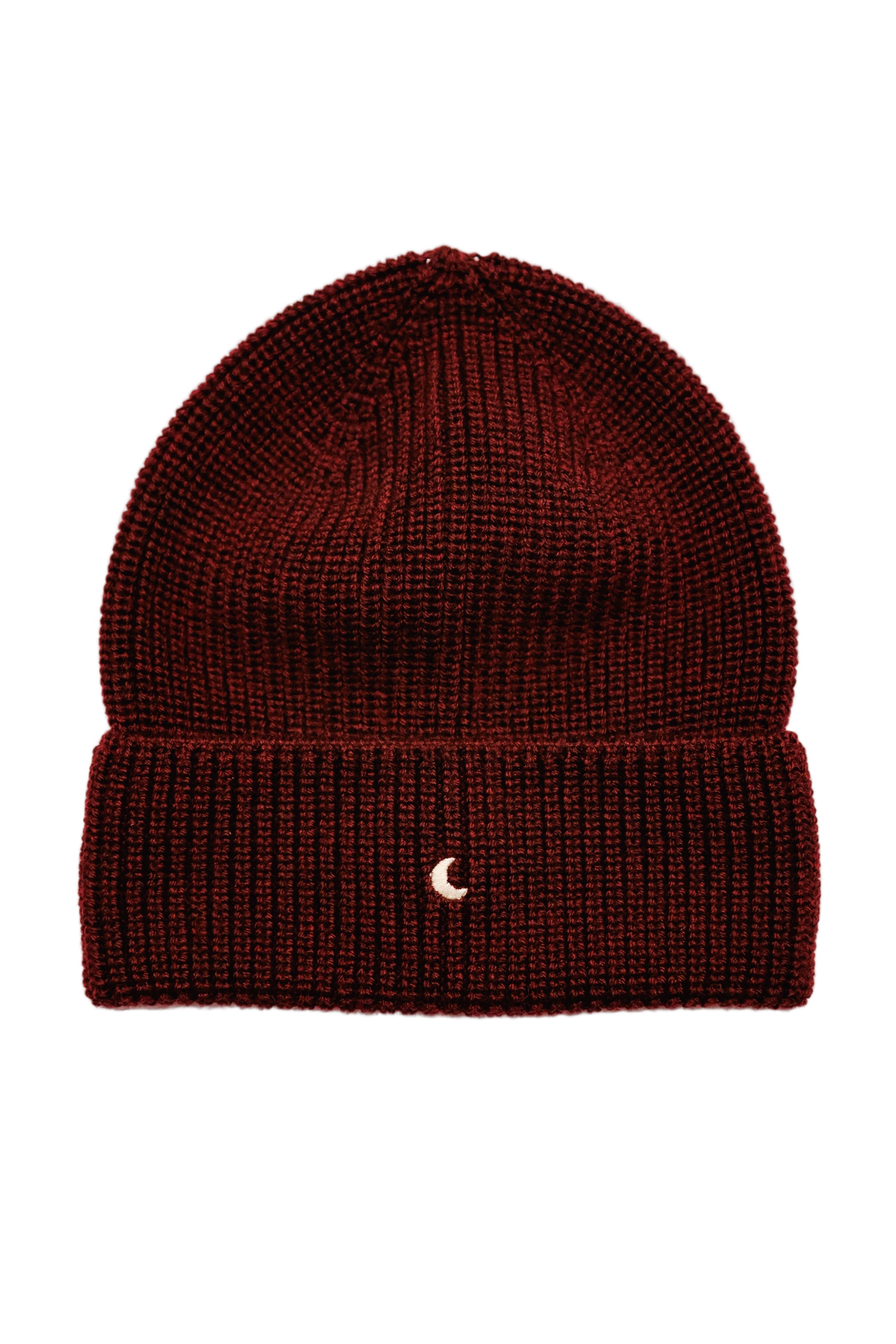 Ella and Rapha Moon berretto lana bordeaux unisex