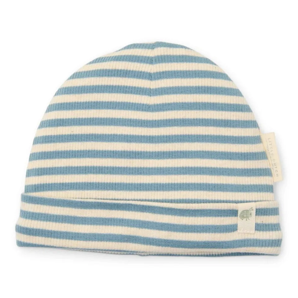 Little Dutch righe blu cappellino neonato 0-6 mesi cotone bio
