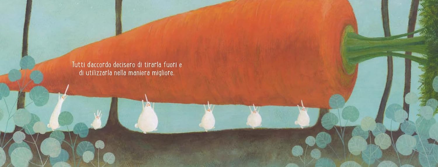 Satoe Tone La carota gigante albo illustrato Kite