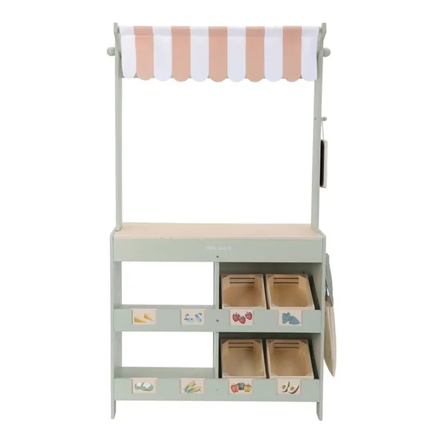 Little Dutch Banco Mercato Legno reversibile caffetteria