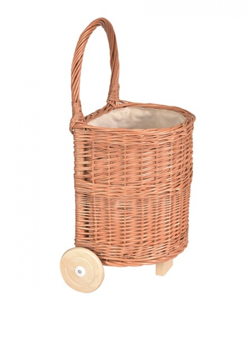 Egmont Toys cestino spesa vimini carrello gioco 55 cm