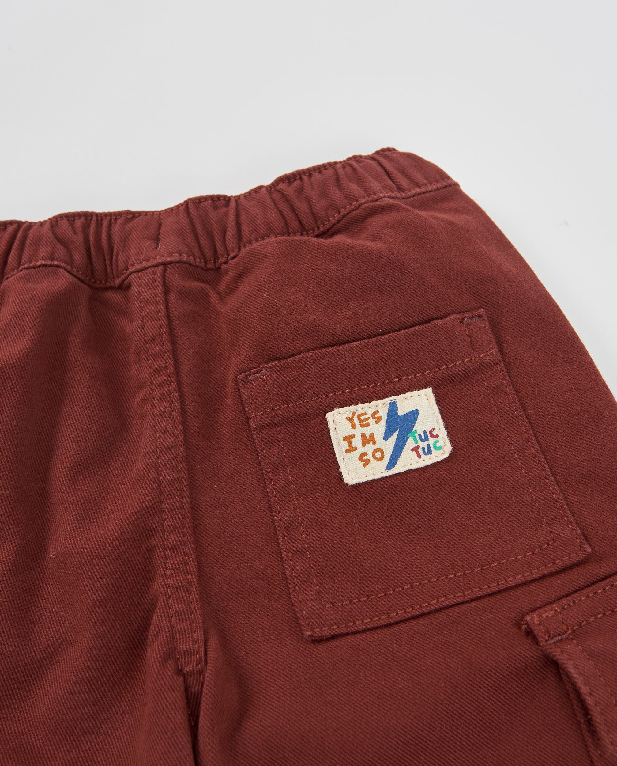 Tuc Tuc Pantaloni cargo bambino bordeaux tasche