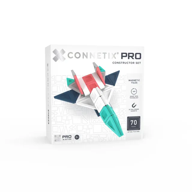Connetix PRO Constructor Set costruzioni magnetiche 70 pezzi