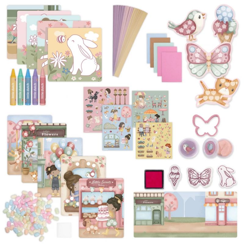 Little Dutch Creative Box XL kit creativo rosa