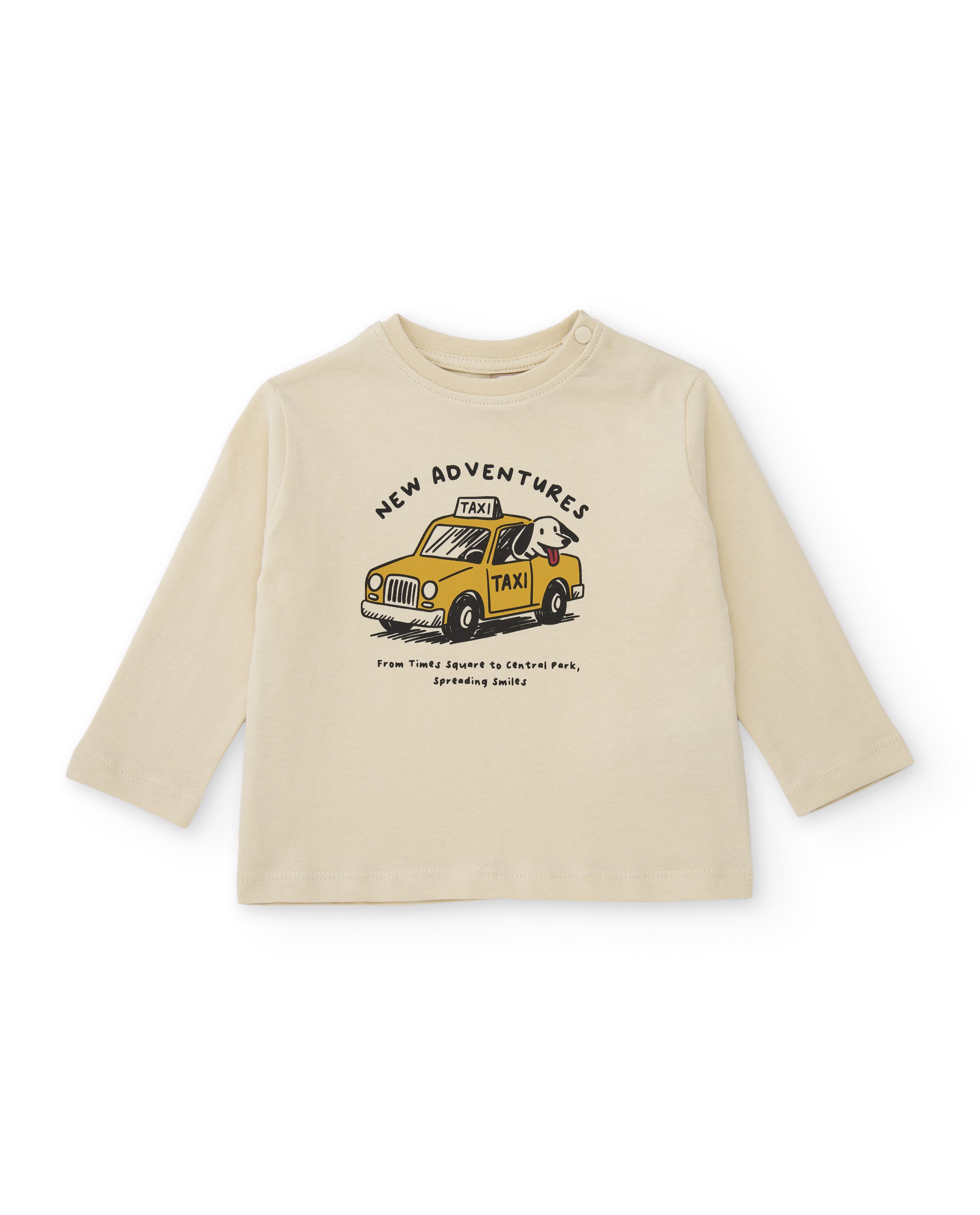 Tuc tuc Hot Dog maglietta bambino gialla cotone