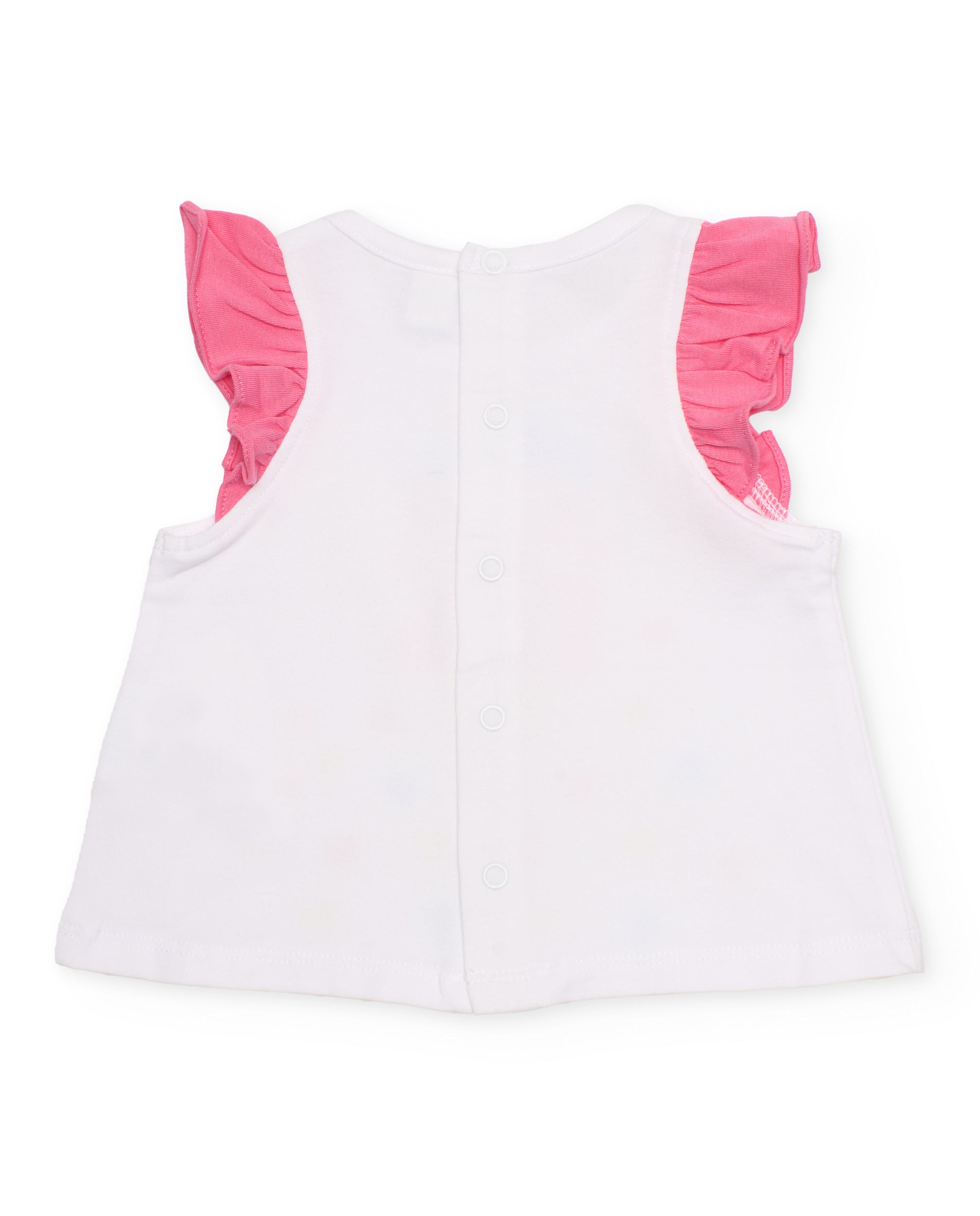Tuc Tuc completo neonata bianco con volant gelato