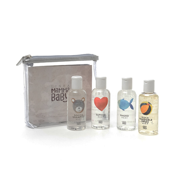 MammaBaby Pochette Viaggio set bagnetto 4x100 ml delicato