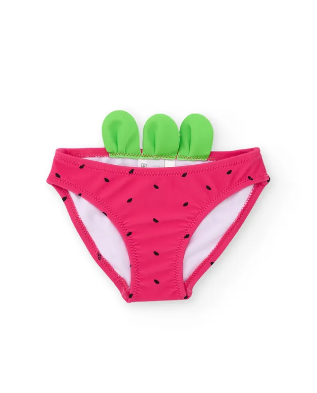 Tuc Tuc slip costume bimba rosa cocomero
