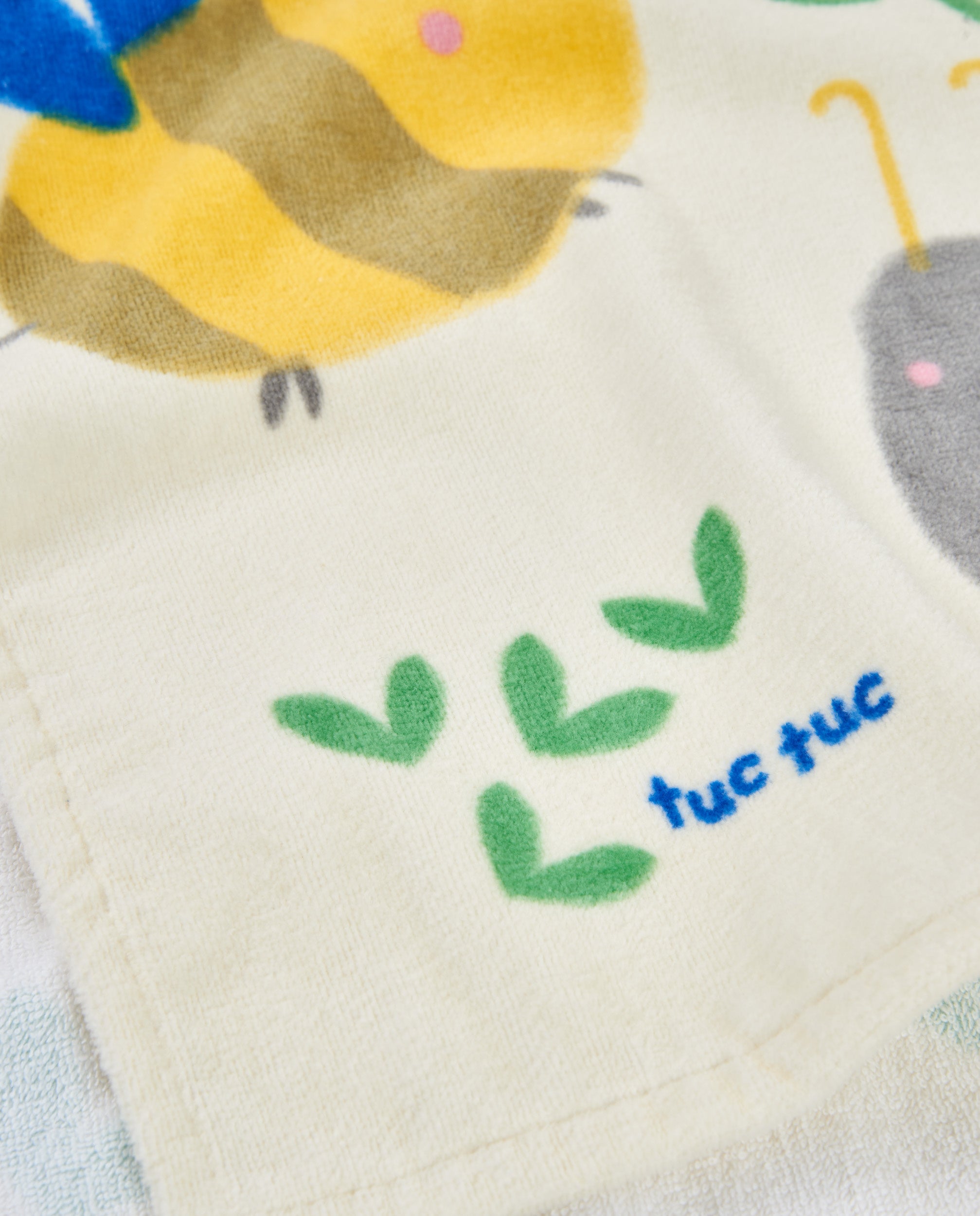 Tuc Tuc poncho mare neonato giallo ascugamano