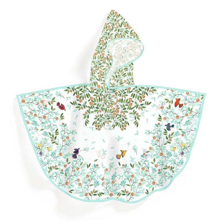 Djeco Foliage mantellina antipioggia bambino 5-7 anni