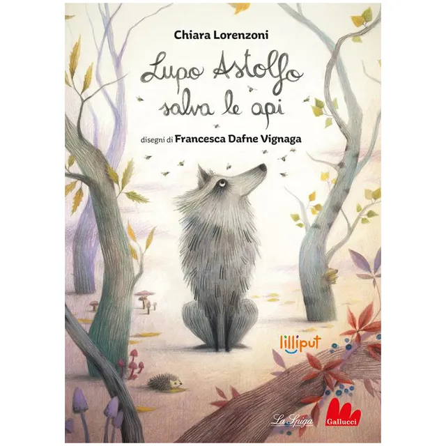 Gallucci Lupo Astolfo salva le api libro tascabile 38 pagine