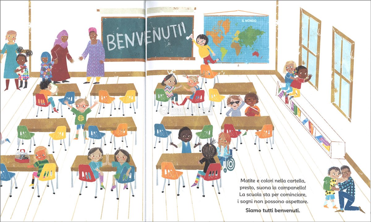 Il Castoro Siamo tutti benvenuti libro bambini 40 pagine
