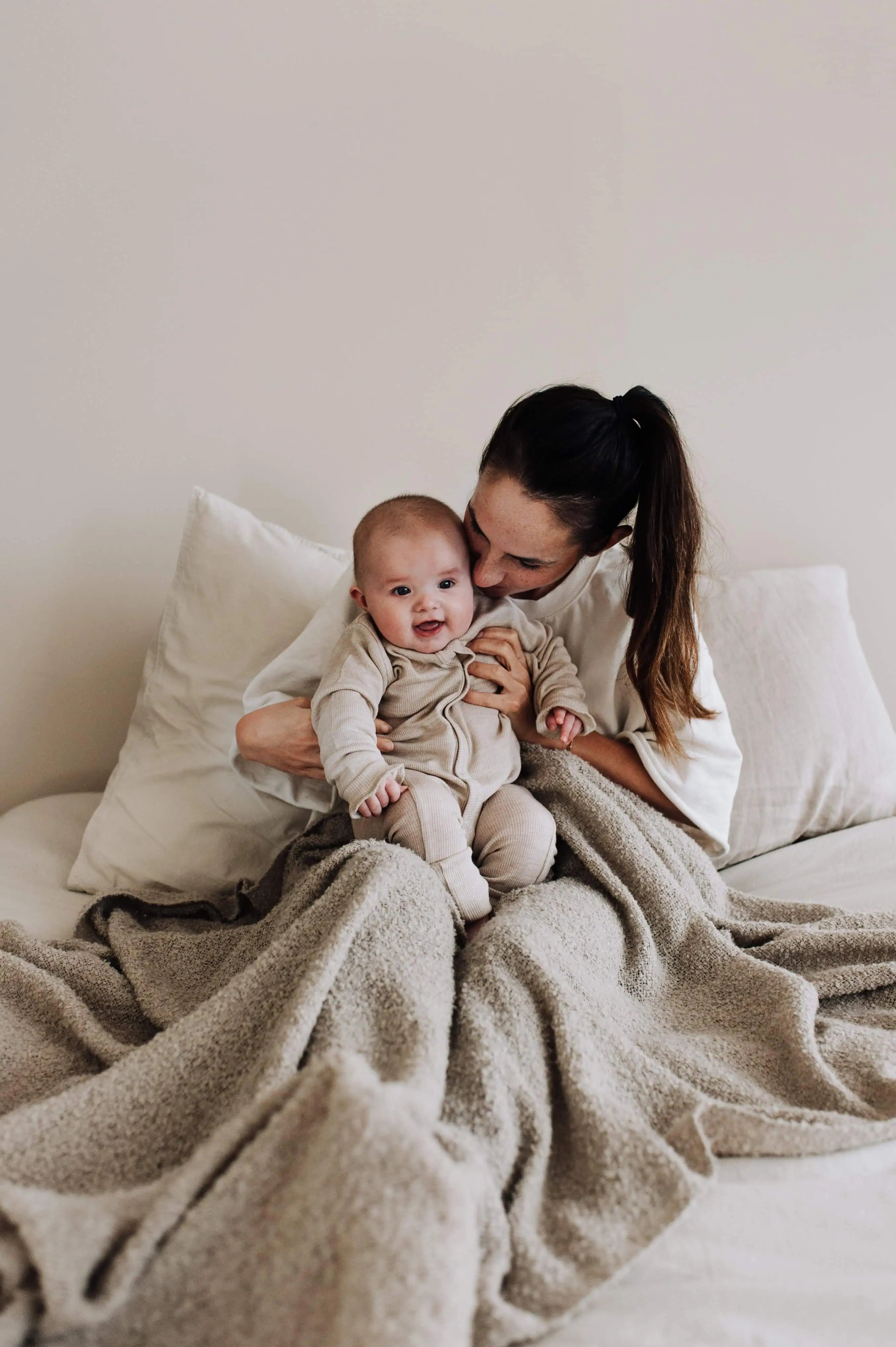 Kico Label pigiama intero con piedini lana merino