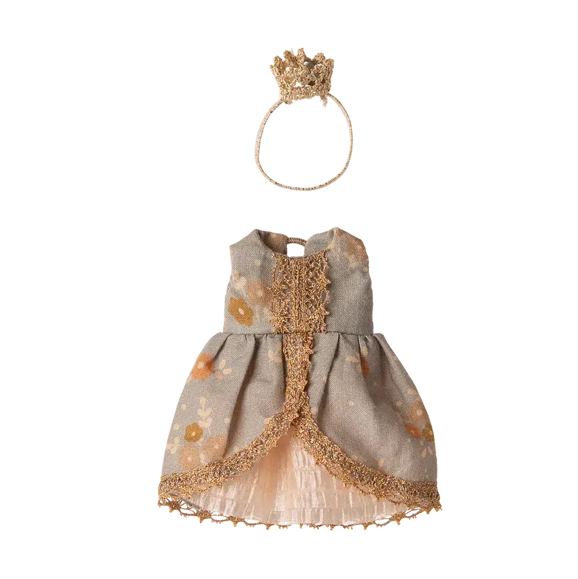 Maileg Topo Sorella Maggiore Vestito Principessa Cotone