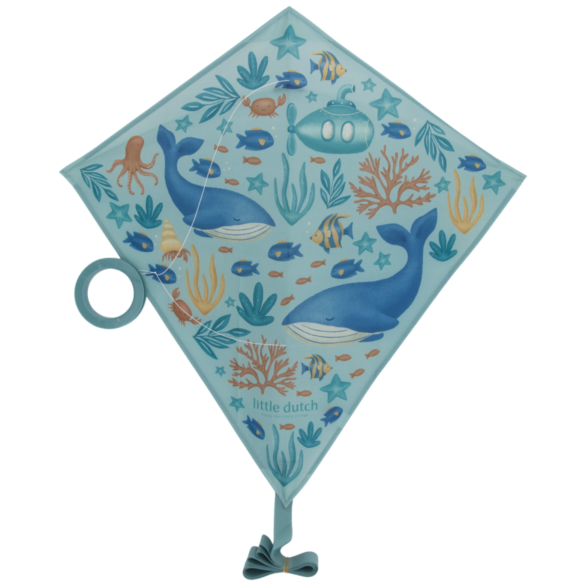 Little Dutch aquilone bambini blu oceano 65x65 animali marini