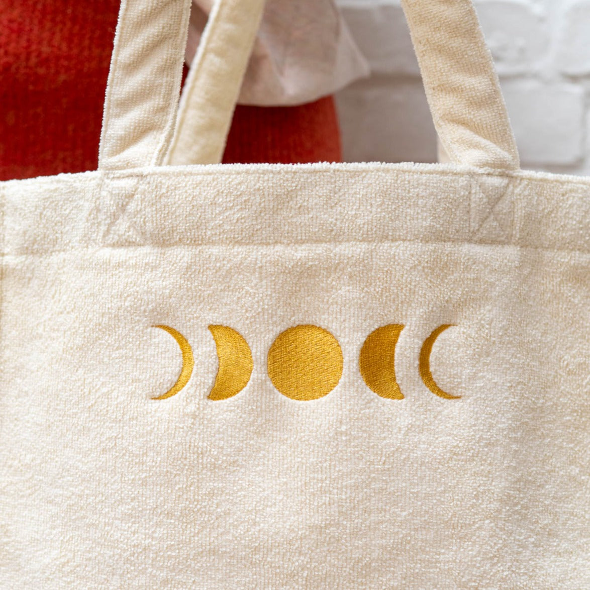 Ella and Rapha Full Moon borsa bianca spugna