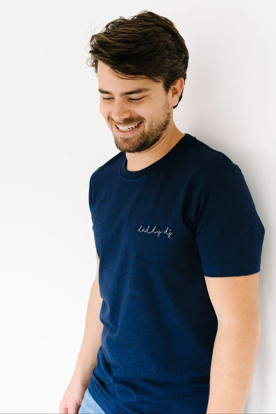 Ella and Rapha Daddy DJ t-shirt uomo blu notte