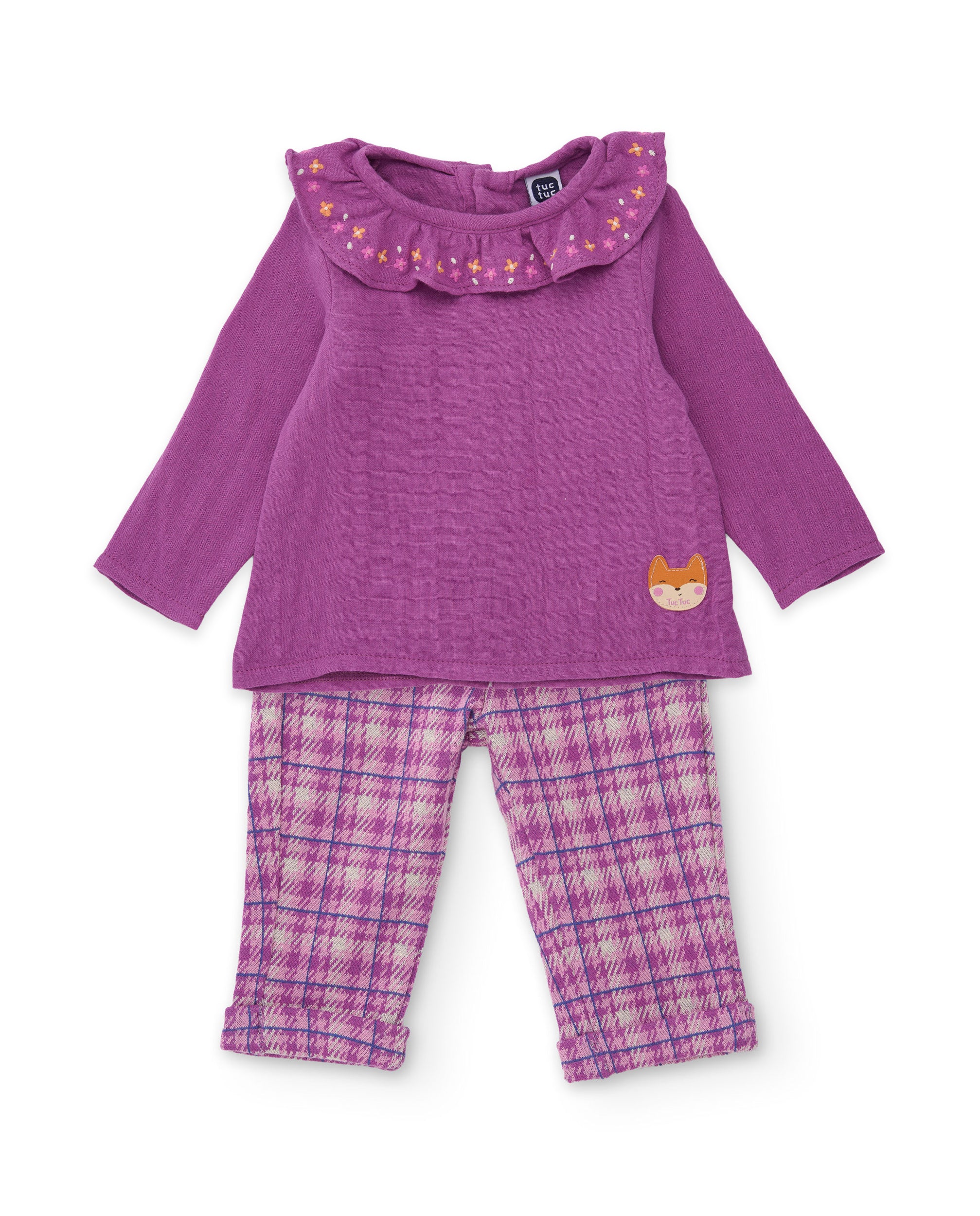Tuc Tuc Magic Foxy Completo Neonata Viola 2 Pezzi
